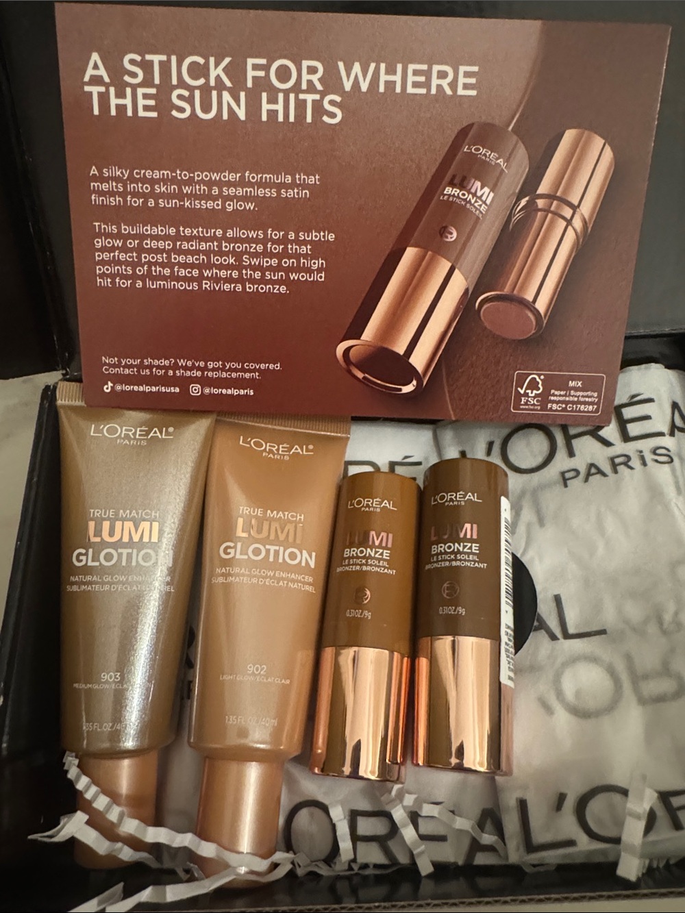 L’Oréal 4 pc beauty bundle- NEW!